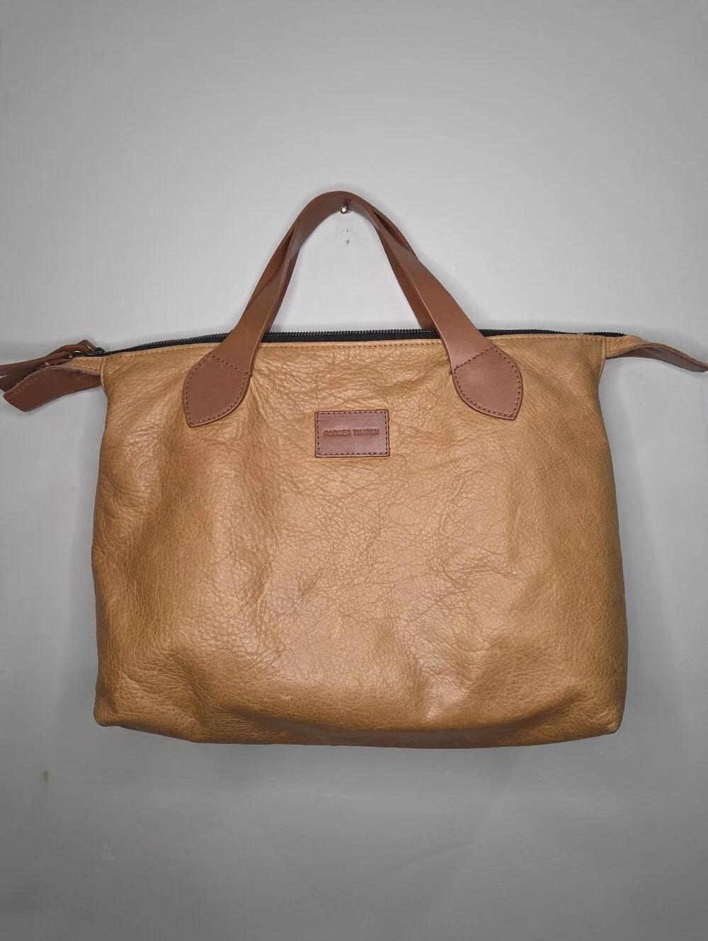 Parker Thatch Heritage Charlie Tan Leather Handbag 